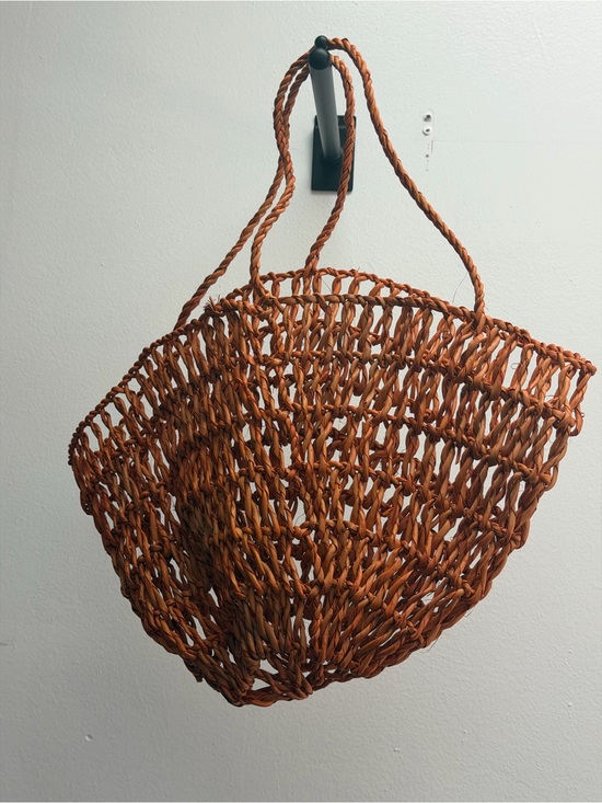 Handbags - Handwoven Rustic Brown Rope Tote Bag